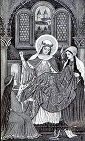 gisella con il mantello