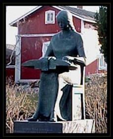 Lace-maker statue